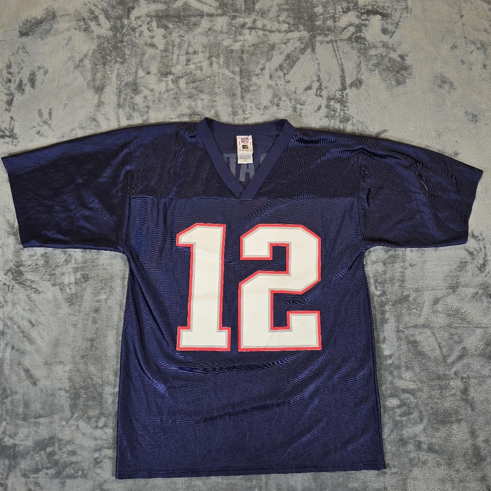 NFL Players Inc New England Patriots #12 Tom Brady Jersey Size Medium